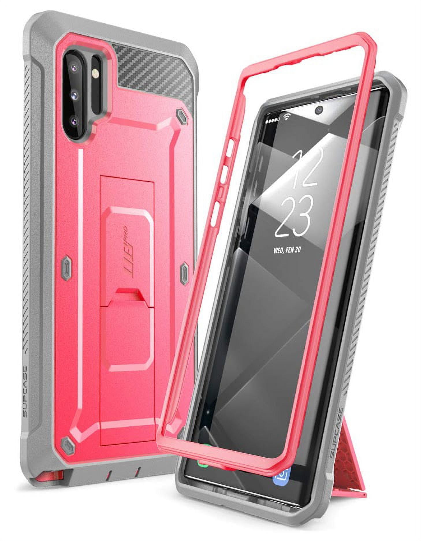 SUPCASE Unicorn Beetle Pro Series Case for Samsung Galaxy Note 10 (2019 Release), Full-Body Rugged Holster & Kickstand with-Out Built-in Screen Protector (Pink)