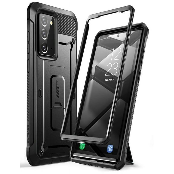 SUPCASE Unicorn Beetle Pro Series Case for Samsung Galaxy Note 20 (2020 Release), Full-Body Rugged Holster & Kickstand Without Built-in Screen Protector (Black)