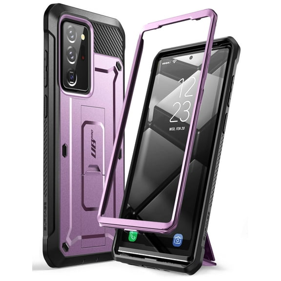 SUPCASE Unicorn Beetle Pro Series Case for Samsung Galaxy Note 20 Ultra (2020 Release), Full-Body Rugged Holster & Kickstand Galaxy Note 20 Ultra Case Without Built-in Screen Protector (Violte)