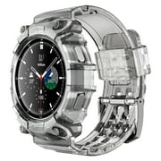 SUPCASE [Unicorn Beetle Pro] Series Case for Galaxy Watch 4 Classic [46mm] 2021 Release, Rugged Protective Case with Strap Bands FrostBlack