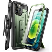 SUPCASE Unicorn Beetle Pro Series Case for iPhone 13 Pro Max (2021 Release) 6.7 Inch, Built-in Screen Protector Full-Body Rugged Holster Case (Guldan)