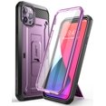 thumbnail image 1 of SUPCASE Unicorn Beetle Pro Series Designed Apple iPhone 12 Pro Max Case 6.7 Inch (2020 Release), Built-in Screen Protector Full-Body Rugged Holster Case for iPhone 12 Pro Max (Purple), 1 of 10