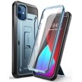 thumbnail image 1 of SUPCASE Unicorn Beetle Pro Series Designed Apple iPhone 12 Mini Case 5.4 Inch (2020 Release), Built-in Screen Protector Full-Body Rugged Holster Case for iPhone 12 Mini (Cerulean), 1 of 9