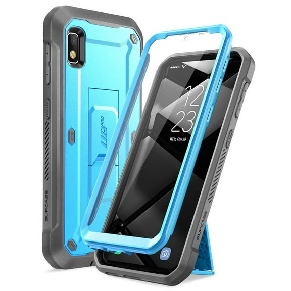 SUPCASE Unicorn Beetle Pro Series Designed for Samsung Galaxy A10e Case(2019 Release), Full-Body Rugged Holster & Kickstand Case with Built-in Screen Protector (Blue)