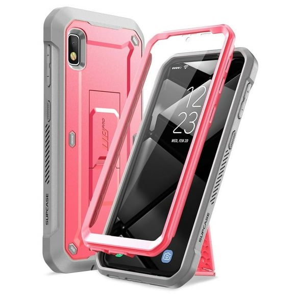 SUPCASE Unicorn Beetle Pro Series Designed for Samsung Galaxy A10e Case(2019 Release), Full-Body Rugged Holster & Kickstand Case with Built-in Screen Protector (Pink)