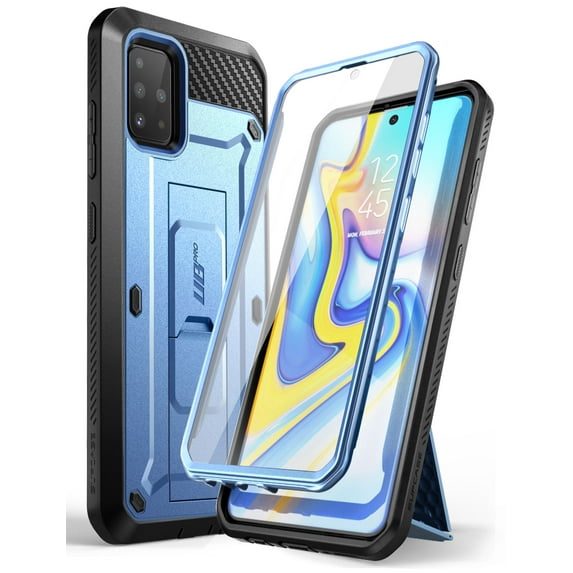 SUPCASE Unicorn Beetle Pro Series Designed for Samsung Galaxy A51 Case (Not Fit A50), Full-Body Rugged Holster & Kickstand Case with Built-in Screen Protector (Blue)