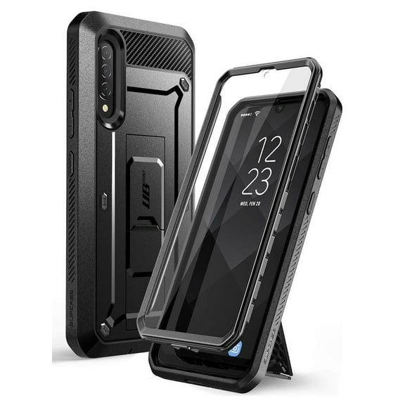 SUPCASE Unicorn Beetle Pro Series Designed for Samsung Galaxy A90 / A90 5G (2019) Case,Full-Body Rugged Holster & Kickstand Case with Built-in Screen Protector (Black)