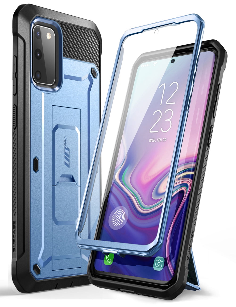 SUPCASE Unicorn Beetle Pro Series Designed for Samsung Galaxy S20 FE 5G Case (2020 Release), Full-Body Dual Layer Rugged Holster & Kickstand Case with Built-in Screen Protector (Tilt)