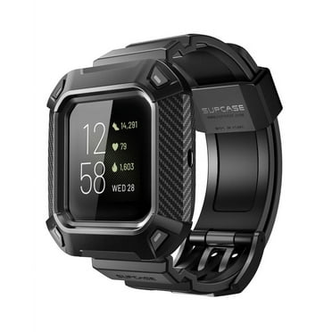 Fitbit Versa 2 Health & Fitness Smartwatch - Black/Carbon Aluminum ...