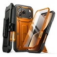 thumbnail image 1 of SUPCASE Unicorn Beetle Pro for iPhone 17 Pro Max 6.9" 2025 Case with Screen Protector, [Built-in Stand & Camera Control Button & Belt-Clip] [Military-Grade Protection] Full Body Phone Cover, Coral, 1 of 9
