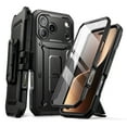 thumbnail image 1 of SUPCASE Unicorn Beetle Pro for iPhone 17 Pro Max 6.9" 2025 Case with Screen Protector, [Built-in Stand & Camera Control Button & Belt-Clip] [Military-Grade Protection] Full Body Phone Cover, Black, 1 of 9