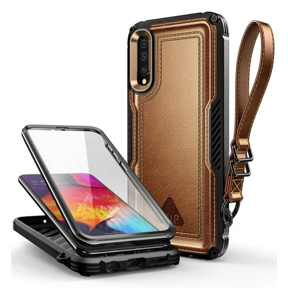 SUPCASE Unicorn Beetle Royal Series Case Designed for Samsung Galaxy A50/A30s, Built-in Screen Protector Full-Body Rugged Case for Galaxy A50 2019 Release (Brown)