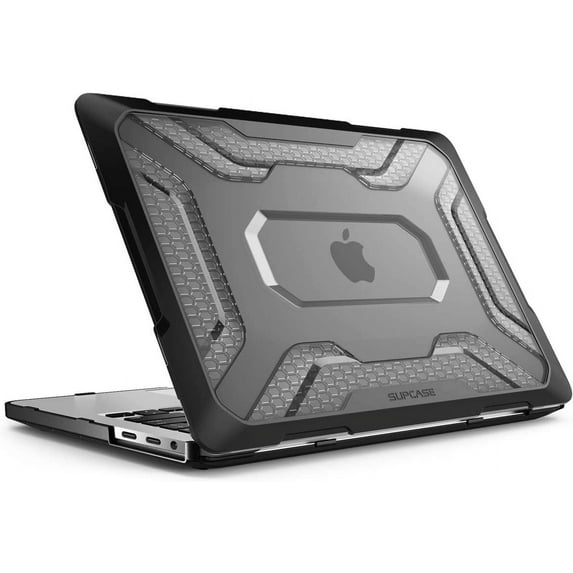 SUPCASE Unicorn Beetle Series Case Designed for MacBook Pro 13 Inch (2020-2016 Release), Slim Rubberized TPU Bumper Cover with Touch Bar and Touch ID (Black)