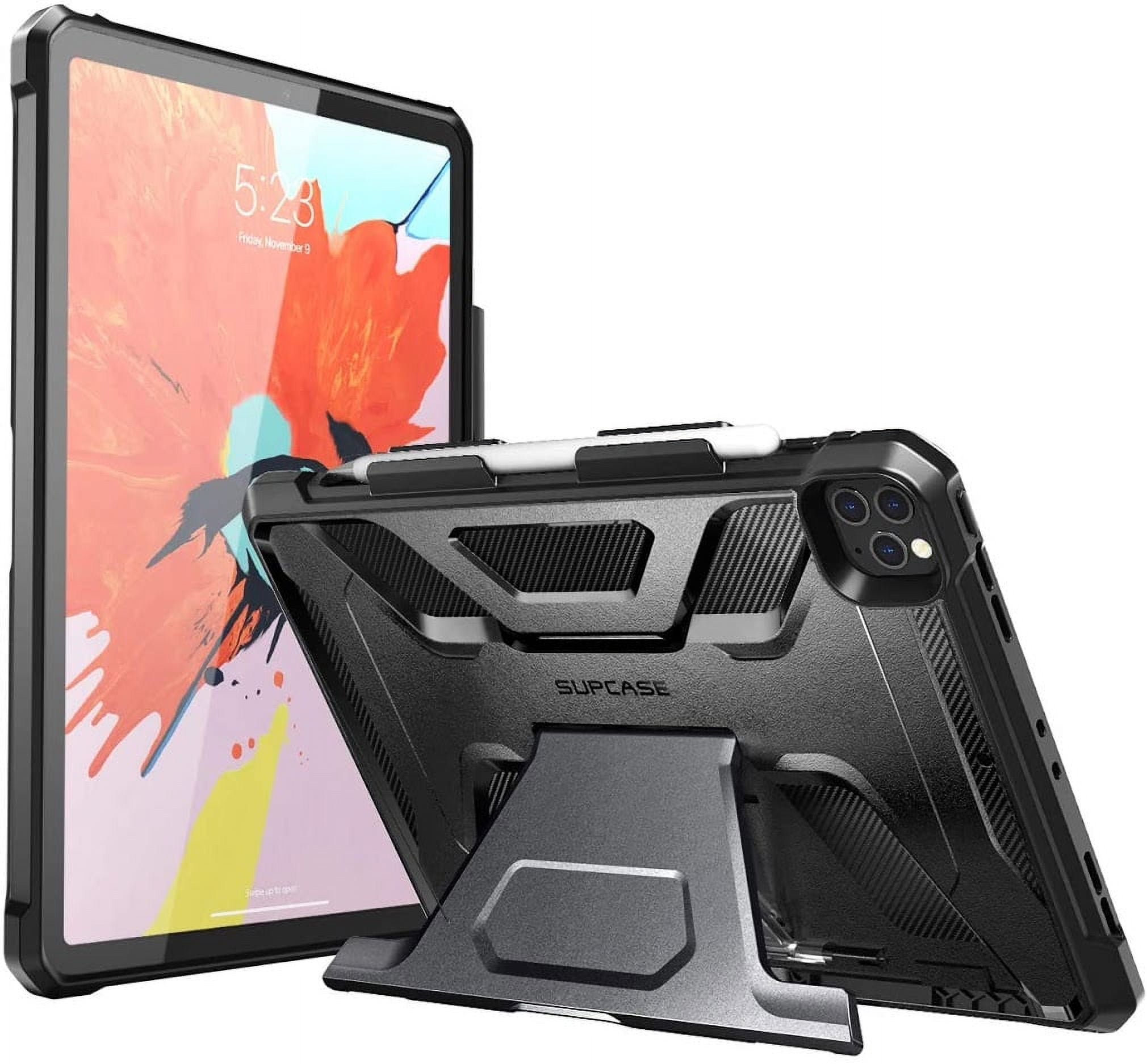SUPCASE Unicorn Beetle Series Case Designed for iPad Pro 11 (2020 Release), with Built-in Apple Pencil Holder Full-Body Kickstand Rugged Protective Case for iPad Pro 11 (Black)