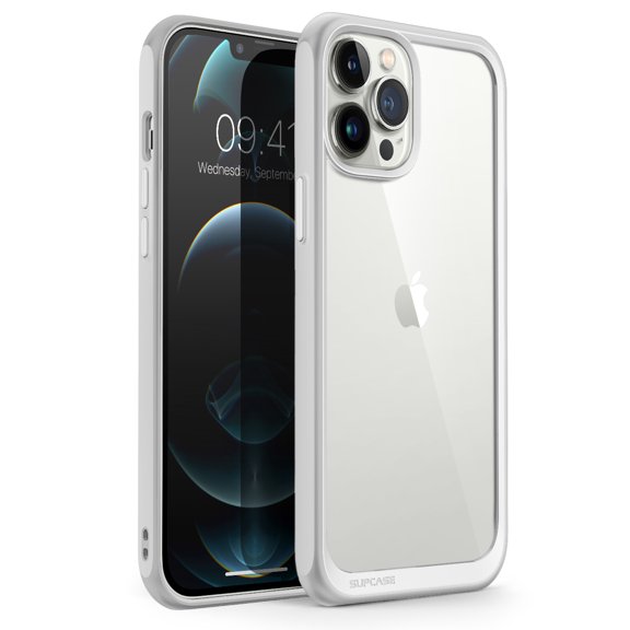 SUPCASE Unicorn Beetle Style Case Designed for iPhone 13 Pro (2021 Release) 6.1 Inch, Premium Hybrid Protective Clear Case (Gray)