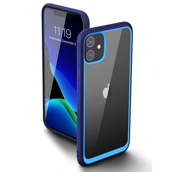 SUPCASE Unicorn Beetle Style Series Case Designed for iPhone 11 6.1 Inch (2019 Release), Premium Hybrid Protective Clear Case (Navy)