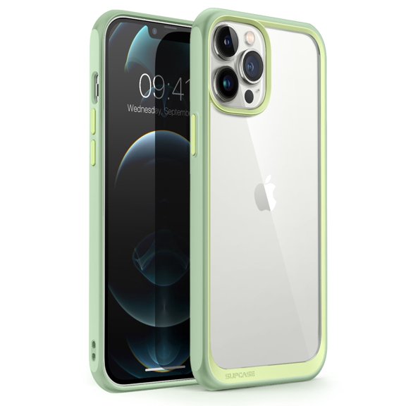 SUPCASE Unicorn Beetle Style Series Case for iPhone 13 Pro Max (2021 Release) 6.7 Inch, Premium Hybrid Protective Clear Case (MintGreen)