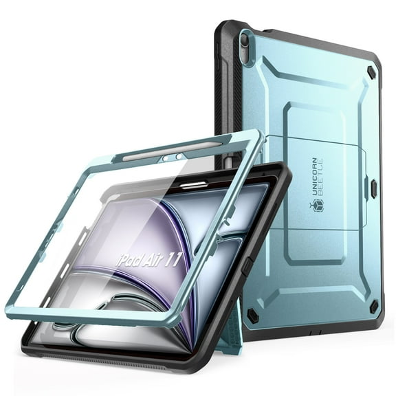 SUPCASE for iPad Air 11 Inch Case 6th Generation M2 2024, [Built-in Screen Protector & Pencil Holder & Stand] Full-Body Rugged Cover for iPad Air 6th/5th/4th Gen (11/10.9 Inch, 2024/2022/2020), Blue