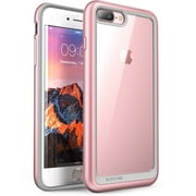 SUPCASE iPhone 7 Plus Case, iPhone 8 Plus Case, Unicorn Beetle Style Premium Hybrid Protective Clear Bumper Case, Pink
