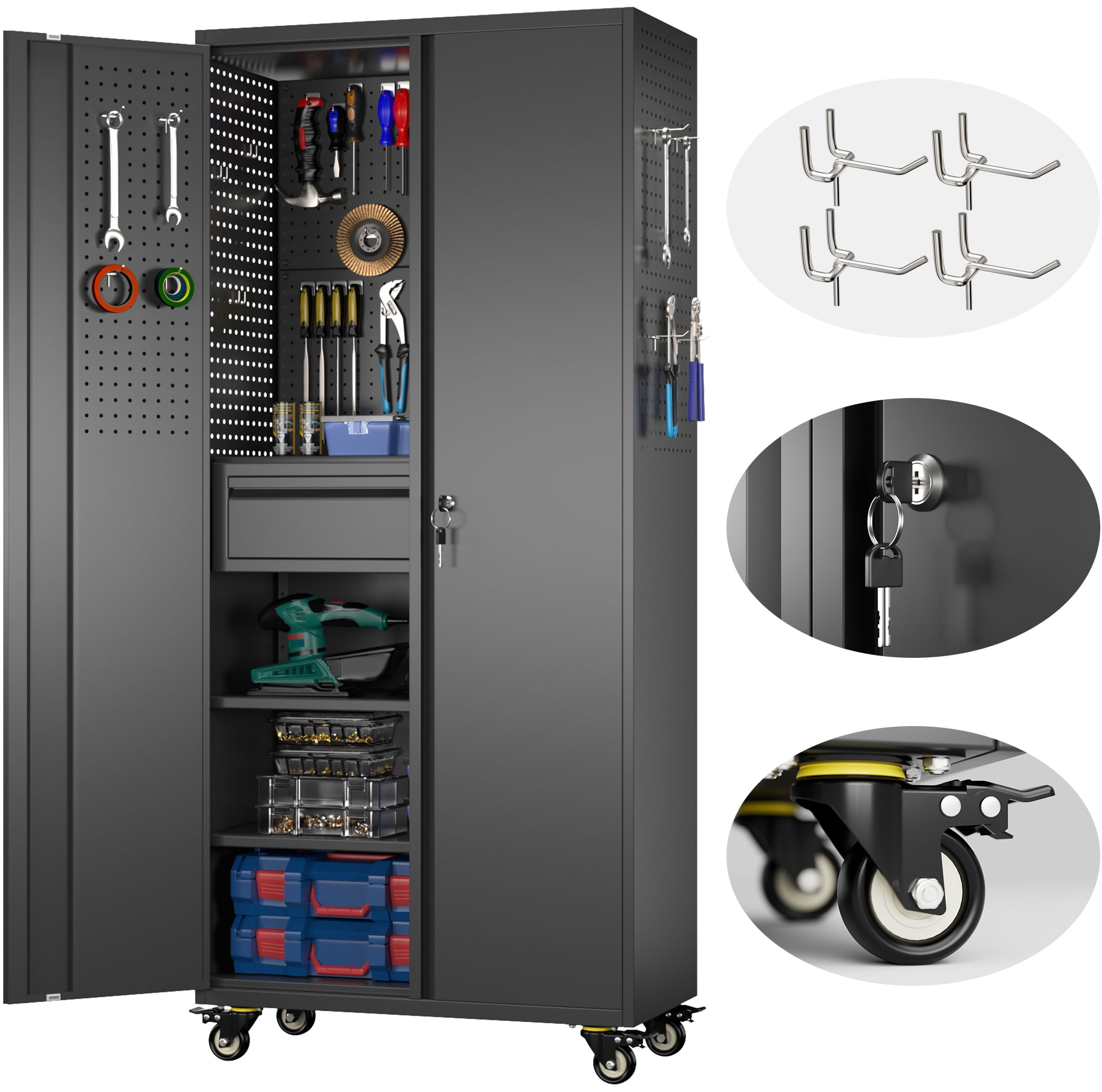 【ベル】CEO Cabinet Storage Set ベル】CEO Cabinet Storage Set Big Red Garage Storage Cabinet Sets