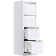 SUPEER 4-Drawer Vertical File Cabinet, Metal Organizer for Office, A4