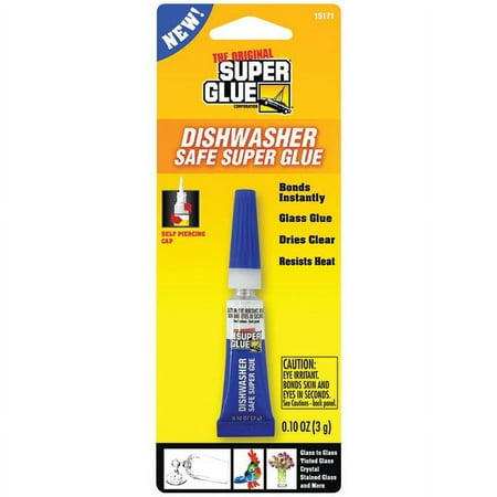 SUPER GLUE 15171 Dishwasher-Safe Super Glue