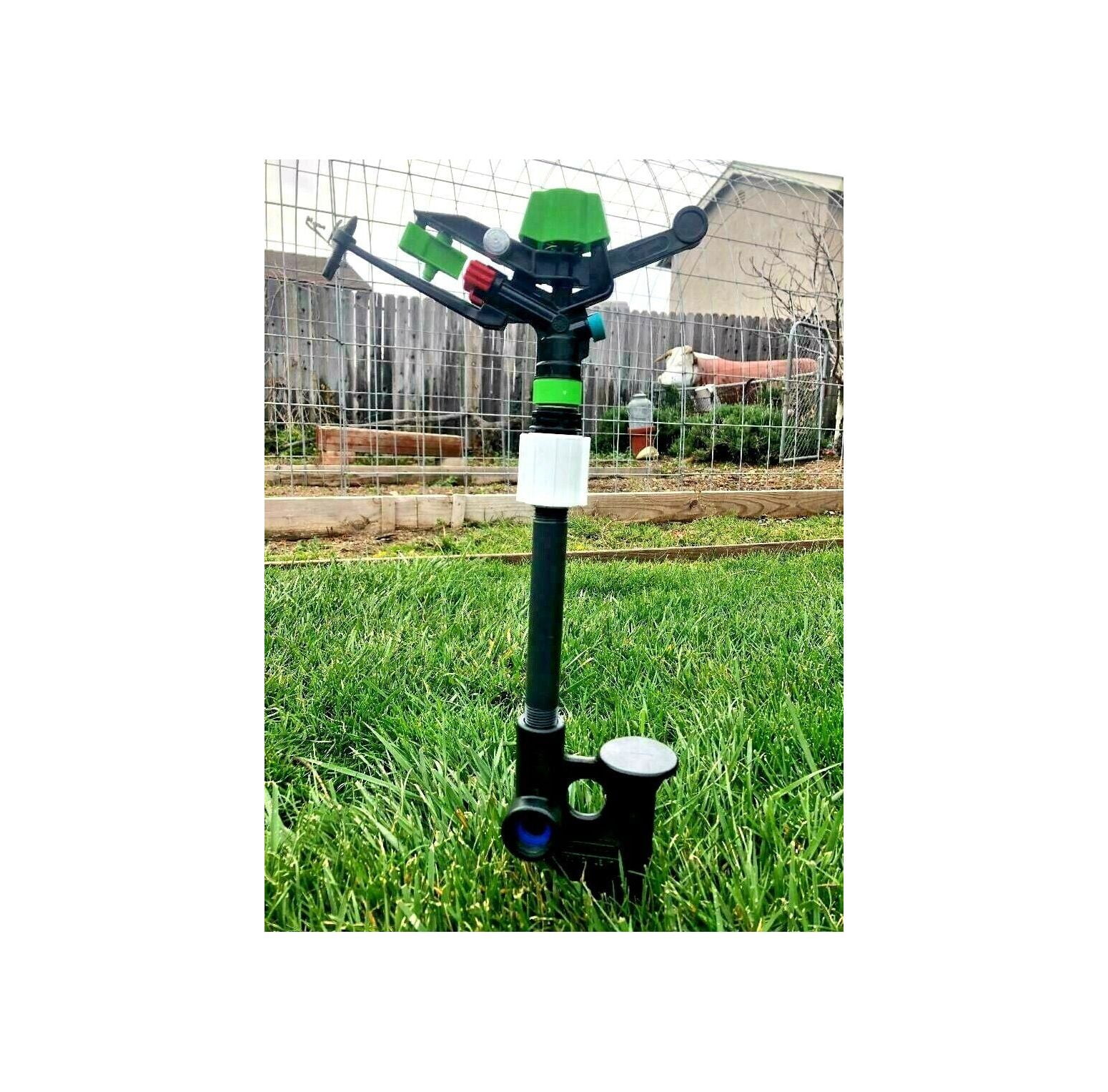 SUPER IMPACT SPRINKLER SPIKE WITH LONGEST THROW 3/4" SPRINKLER UP TO