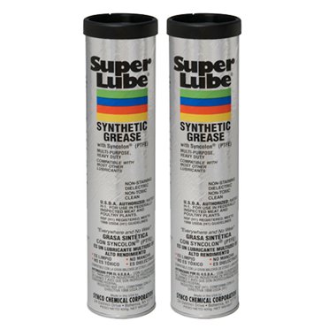 Super Lube 41150 Synthetic Grease - 400g Cartridge (6-Pack) - Multi-Purpose Lubricant