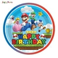 thumbnail image 1 of SUPER-MARIO 82/92 PCS Party Supplies, Party Tableware, Disposable Paper Plates- Napkins-Forks Dinnerware Set, 1 of 15