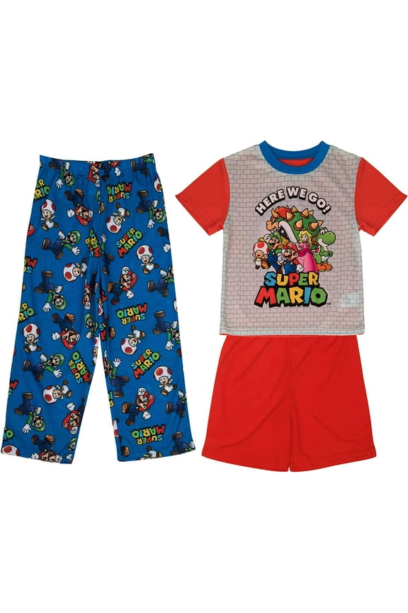 Boys' Big 3 Piece Jersey Pajama Set