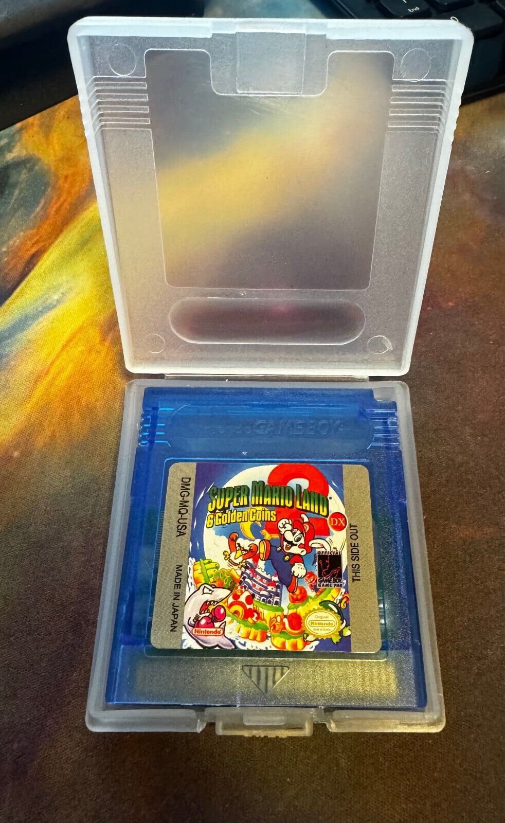 SUPER MARIO LAND 2 6 golden coins DX "COLORIZED" GAMEBOY COLOR GBC