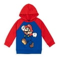 thumbnail image 1 of SUPER MARIO Nintendo Toddler Boys Fleece Pullover Hoodie Infant to Toddler, 1 of 5