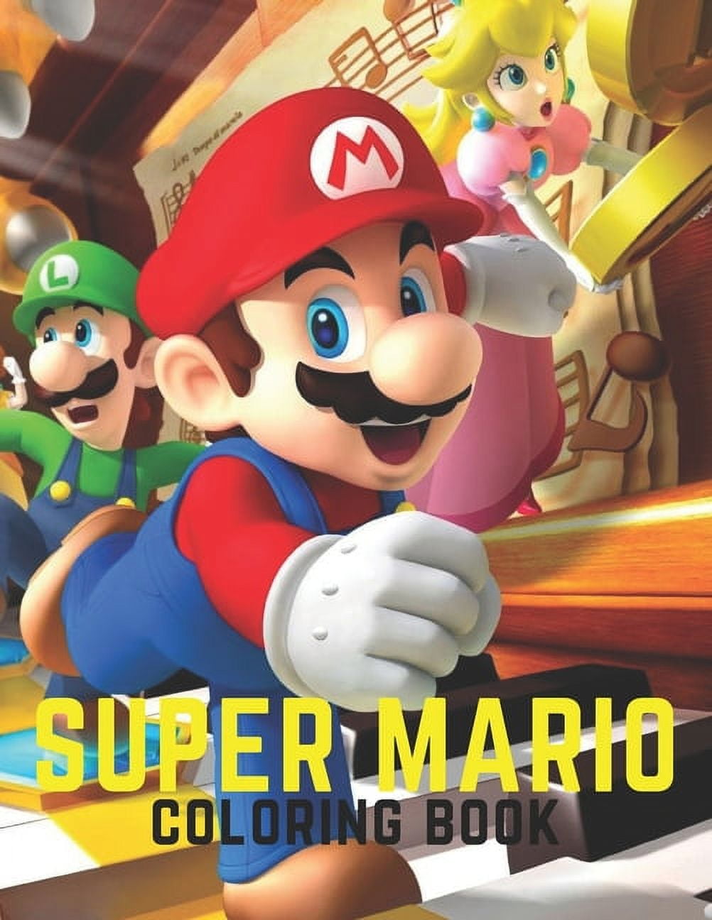 Super Mario Coloring Book: A Fabulous Coloring Book For Adults For  Relaxation And Stress Relief . Plenty Of Super Mario Illustrations coloring  pages