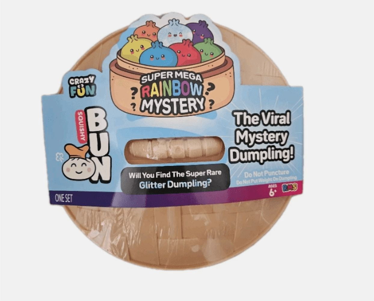 SUPER MEGA JUMBO Rainbow Mystery Squishy Bun Dumpling