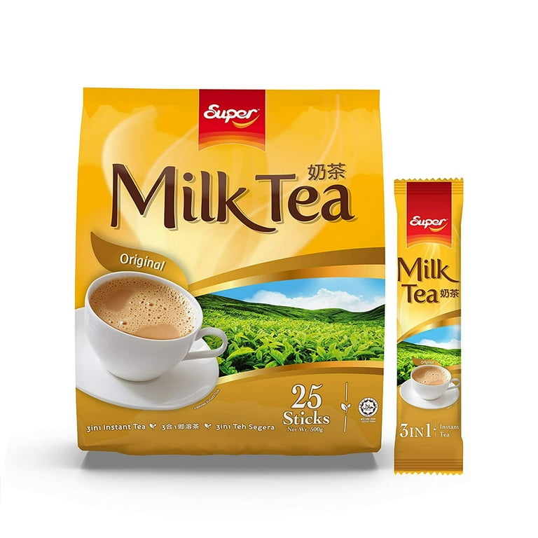 SUPER Milk Tea Original Single Serving Package - Walmart.com SUPER Milk Tea Original Single Serving Package - Walmart.com