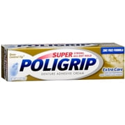 SUPER POLIGRIP Denture Adhesive Cream Extra Care 1.20 oz