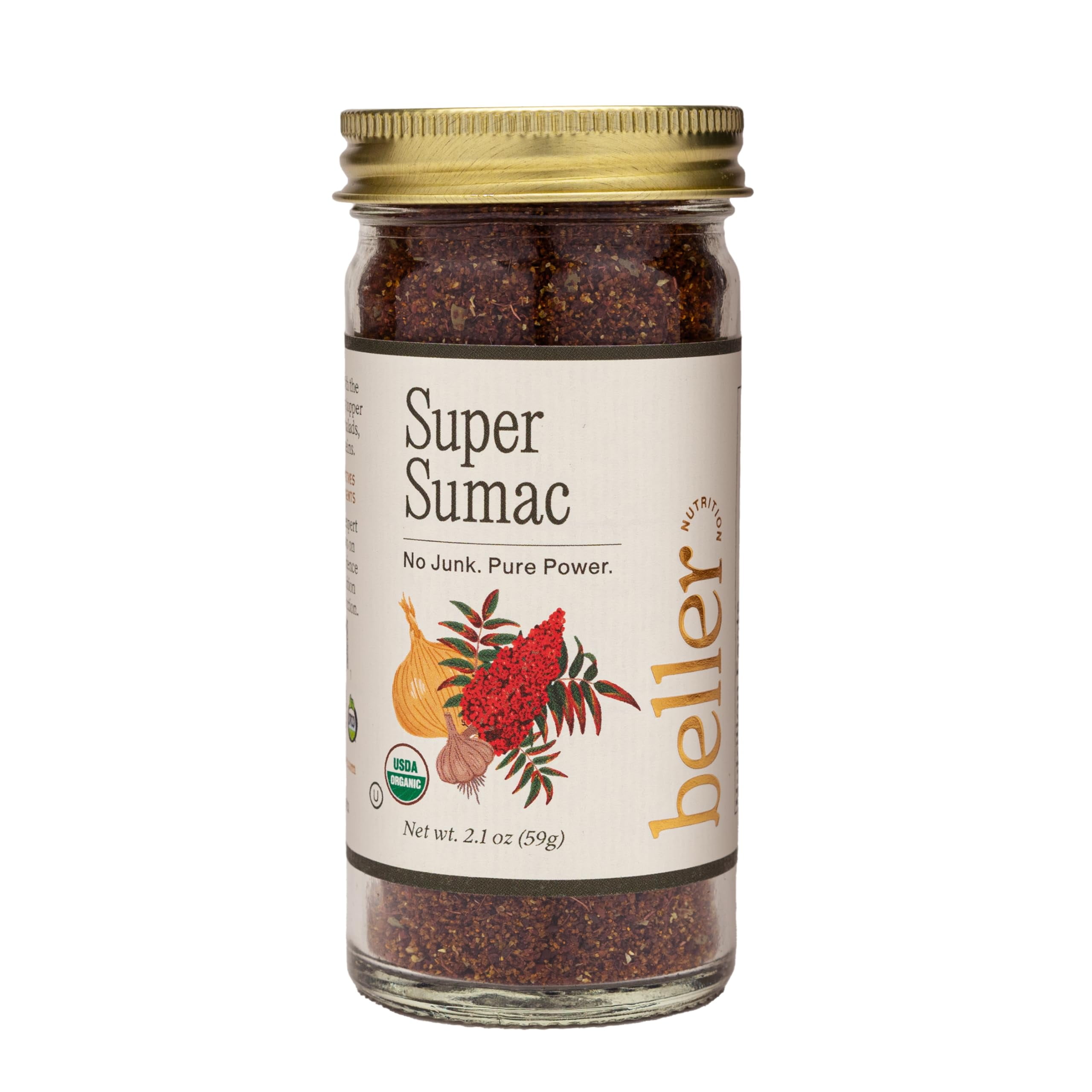SUPER SUMAC | 2.1 DPF11oz | Organic Spice Blend Seasoning | Rachel Beller Nutrition Power Spicing