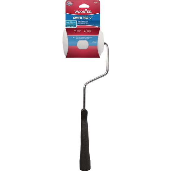 Wooster SUPER TRIM ROLLER 3"  Interior & Exterior Use, Professional Finish