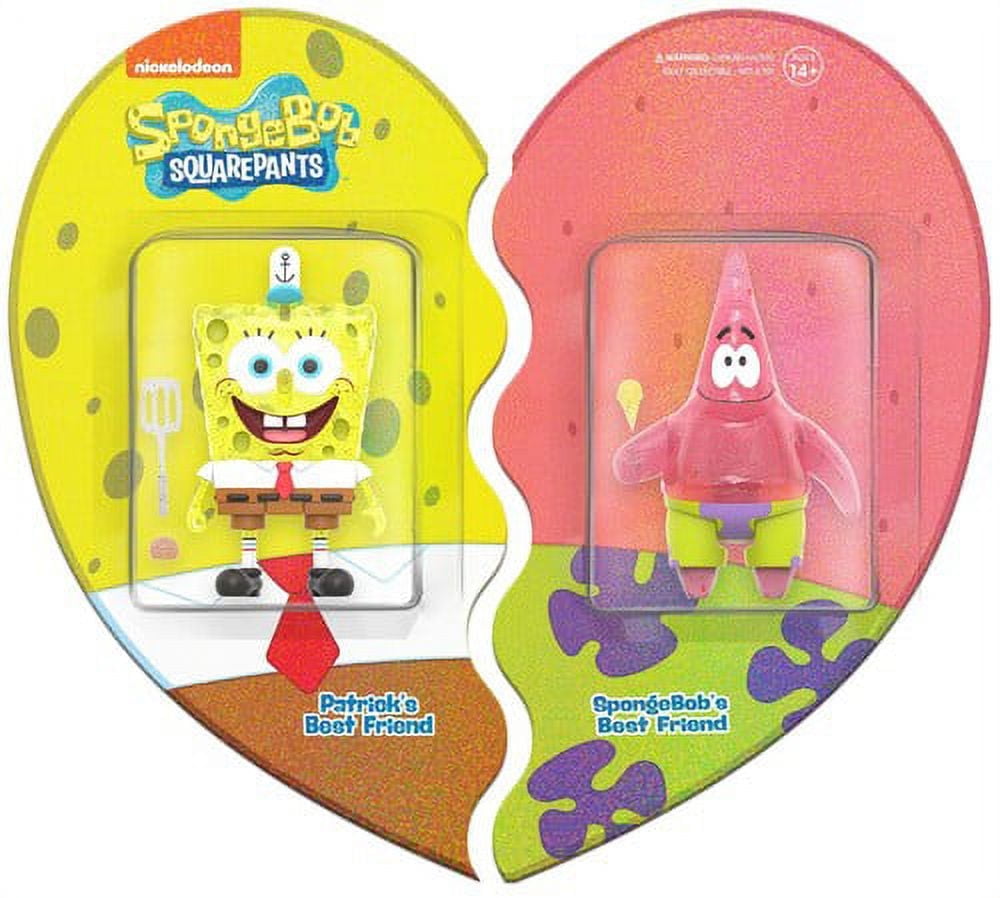 SUPER7 Reaction Figure - Spongebob Squarepants - Spongebob and