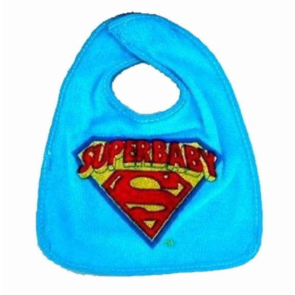 SUPERBABY (SUPERMAN) BLUE BABY BIB