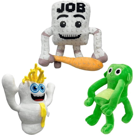 SUPERBE Steal a Brainrot Plush Toys, 3Pcs Brainrot 67 Sammy Strawberry Elephant Los Tralaleritos Plushies Toys Set, Collectible Brain Rot Plush for Fans Christmas Birthday Gift (MulticolorD)