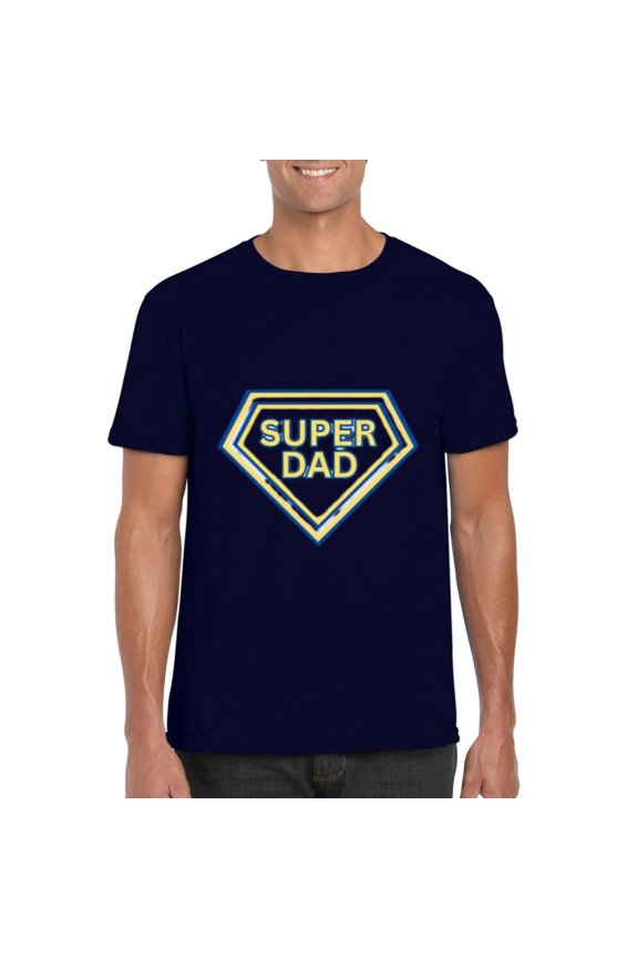 SUPERDAD Funny Fathers Day Hero Celebration Awesome Cool T-Shirt, for men & women, up to size 5XL