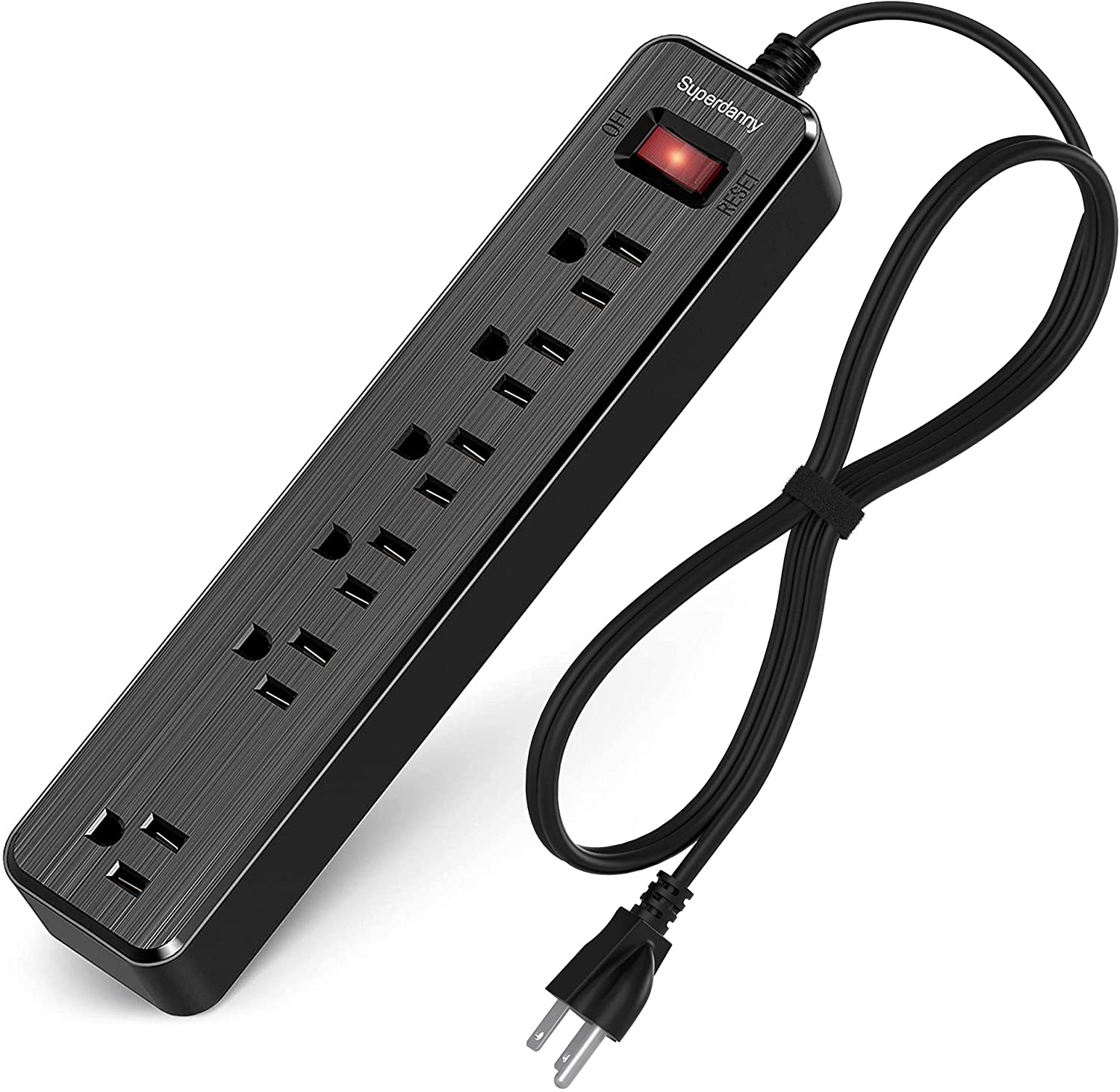 Woods 412038821 6Outlet 1000 Joules Surge Protector Wall Adapter