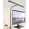 thumbnail image 1 of LED for Office Home, Eye-Caring Desk Light with Adjustable Gooseneck, 12W Touch Control Dimmable Brightness, Architect Clamp Lamp with USB Adapter for Reading Study Workbench, 1 of 6