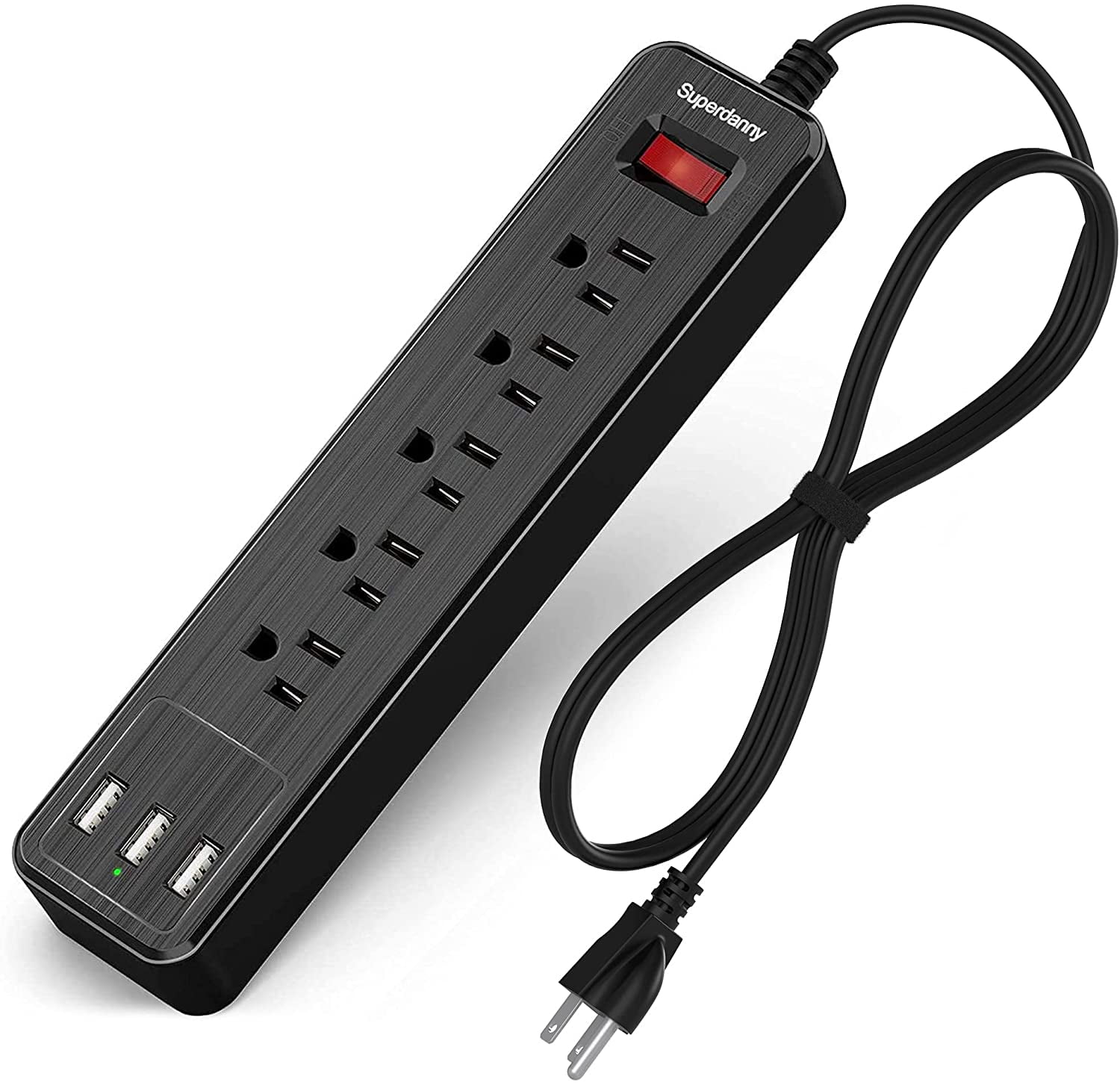 Belkin SurgeCube - Prise Murale Parafoudre 306 joules + USB x 2) Blanc