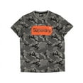 thumbnail image 1 of SUPERDRY Core Logo Tag Camo Allover Print Mens Active Shirts & Tees Size S, Color: Grey/Orange, 1 of 1