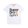 thumbnail image 1 of SUPERDRY Core Sport Mens Active Shirts & Tees Size XS, Color: White/Black/Hyper, 1 of 1