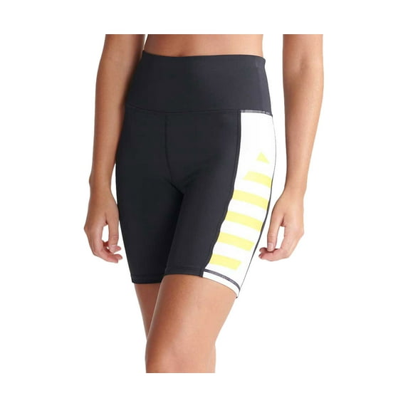 SUPERDRY Lock Up Bike Short Womens Active Shorts Size 12, Color: Black/White