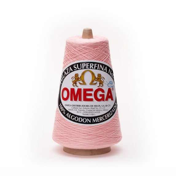 SUPERFINA NO.10 [240grs] by Omega - 100% Mercerized Cotton Yarn ideal for Fine Crochet - Color: 13 - Pink 157