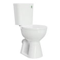 SUPERFLO 18'' High Toilet for Seniors, Comfort Height, Elongated, Dual